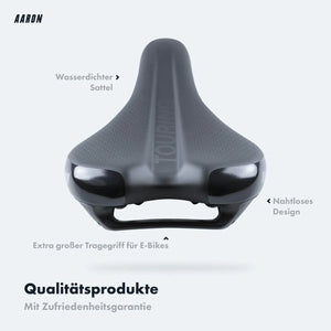 AARON Spring Federsattelstütze mit Gratis Sattel - Sattelstütze in 27,2, 30,9 oder 31,6 mm