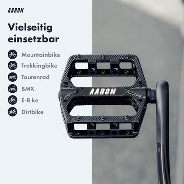 aaron rock mtb pedale AARON Rock Pedale - Schwarz