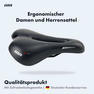 AARON Trekking Fahrradsattel - Fr MTB, City und Trekking - Damen und