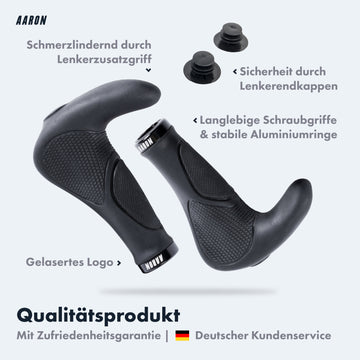 fahrradgriffe festmachen AARON Horn - Ergonomische Fahrradgriffe