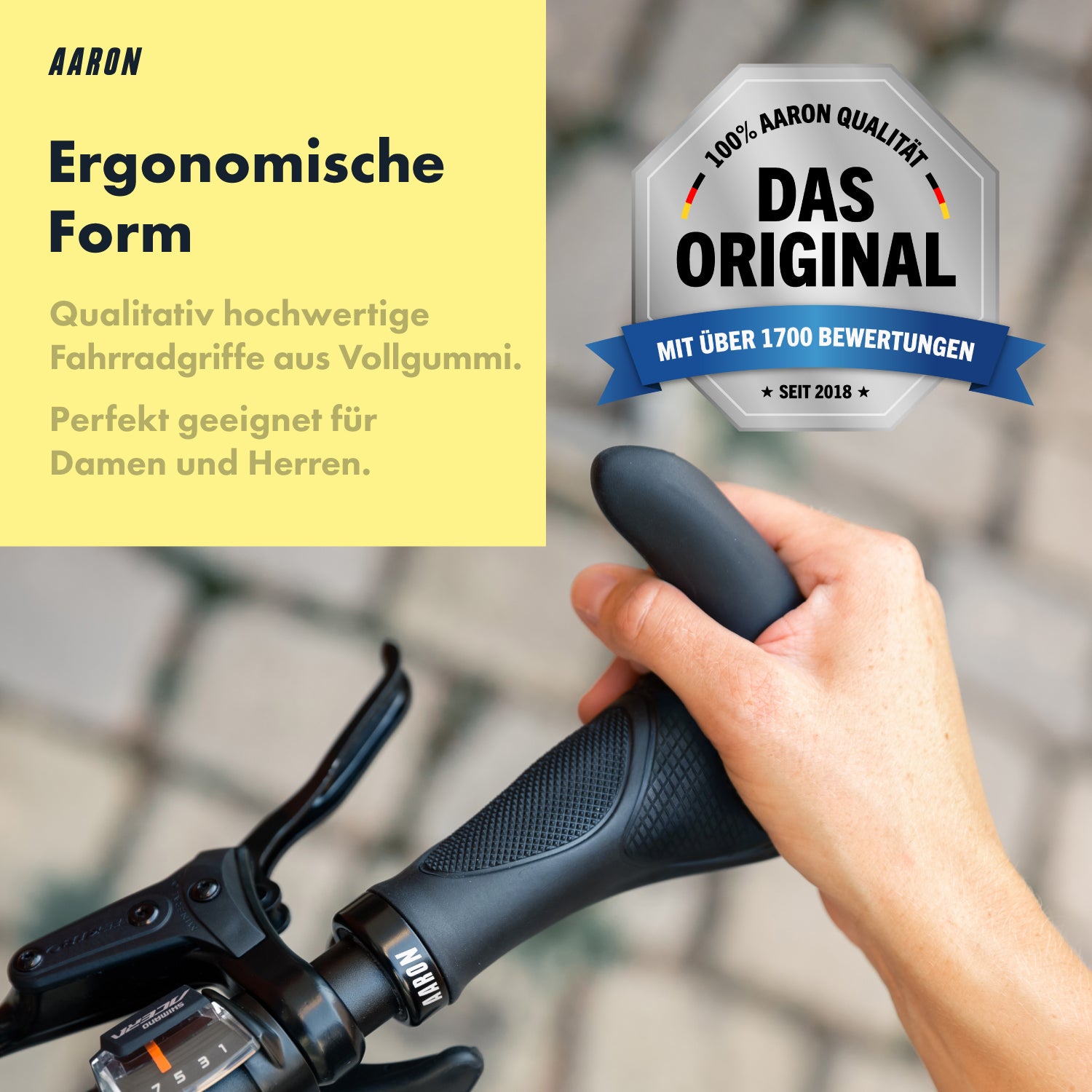 AARON Horn - Ergonomische Fahrradgriffe