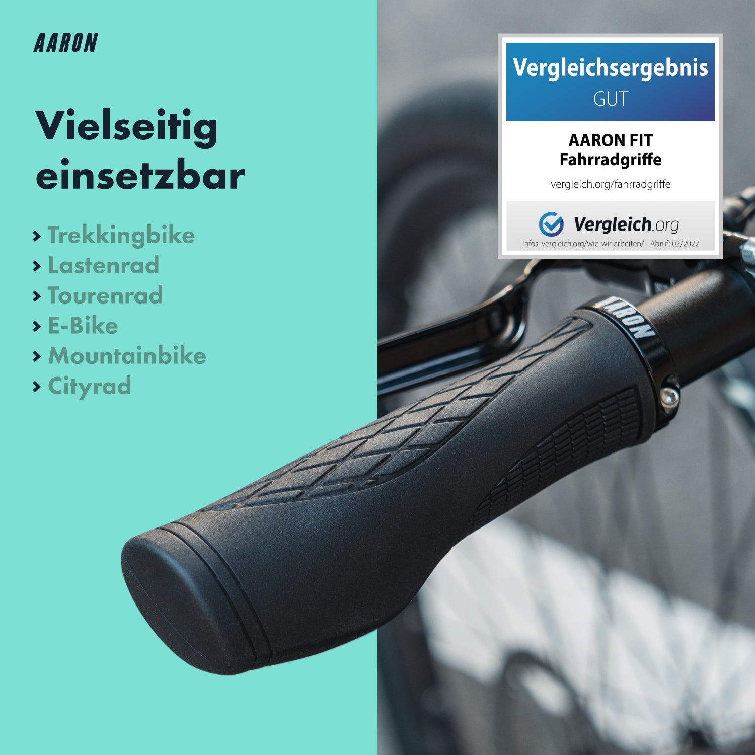 aaron fit fahrradgriffe AARON Fit Fahrradgriffe - Ergonomisch