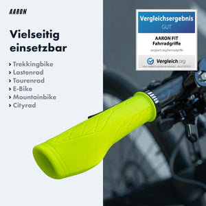 AARON Fit Fahrradgriffe - Ergonomisch - Gelb