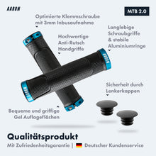 Laden Sie das Bild in den Galerie-Viewer, AARON MTB Fahrradgriffe - Blau