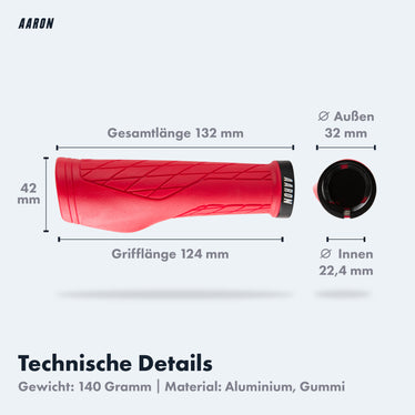 aaron fit fahrradgriffe AARON Fit Fahrradgriffe - Ergonomisch
