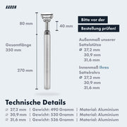 gefederte sattelstütze aaron AARON Spring Federsattelstütze - 27,2, 30,9 oder 31,6 mm