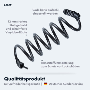 fahrradschloss pin ändern AARON Spin Fahrradschloss - mit Zahlencode