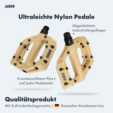 mtb pedale leichtbau AARON Dirt MTB Fahrradpedale