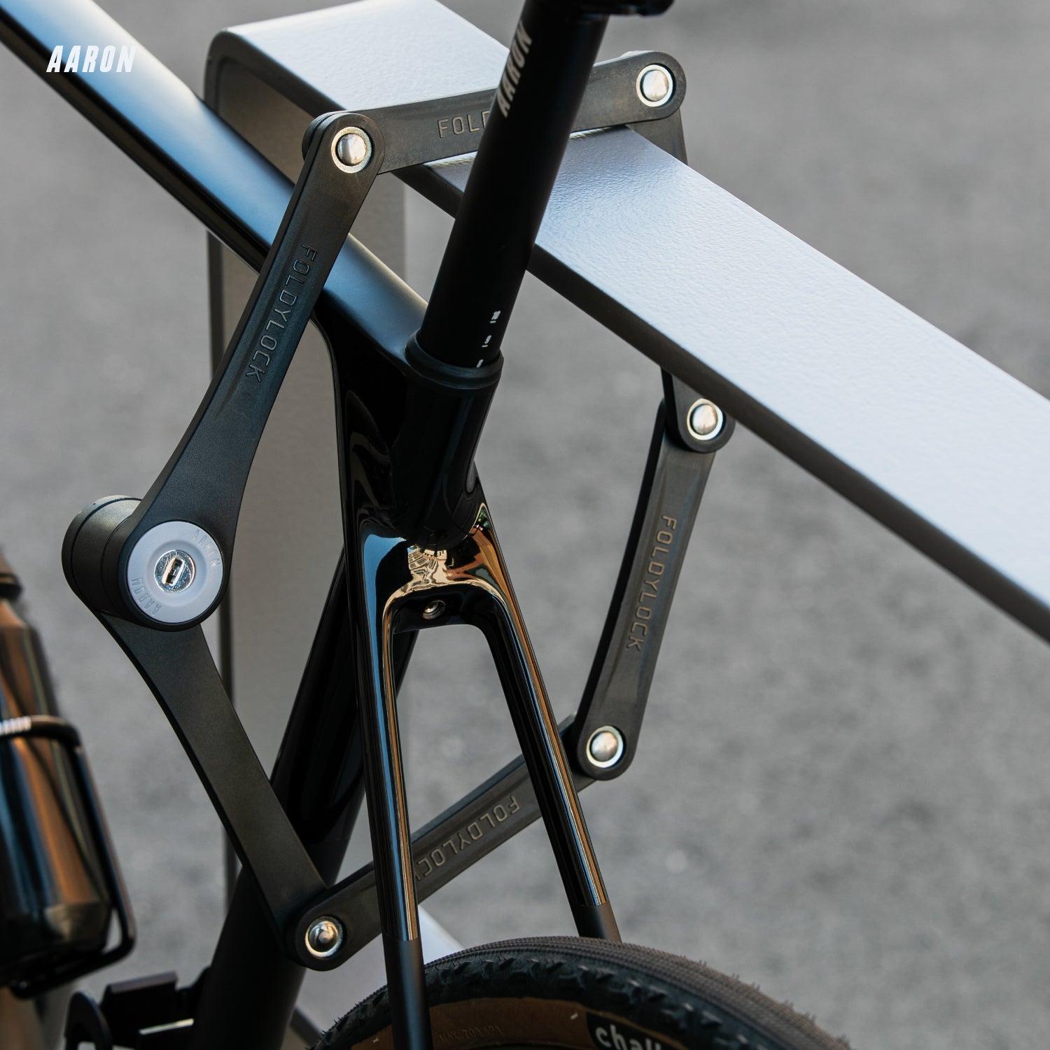 AARON Faltschloss 85cm - Fahrradschloss Sicherheitsstufe 14