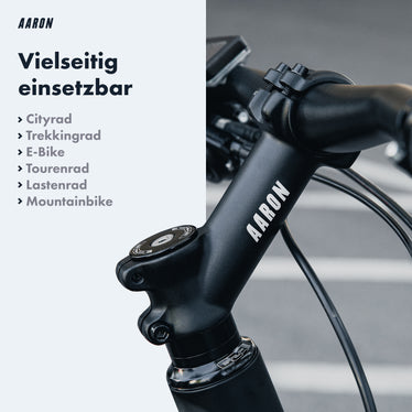 trekkingrad lenker winkel AARON Stem Fahrrad Lenkervorbau mit 35° Winkel