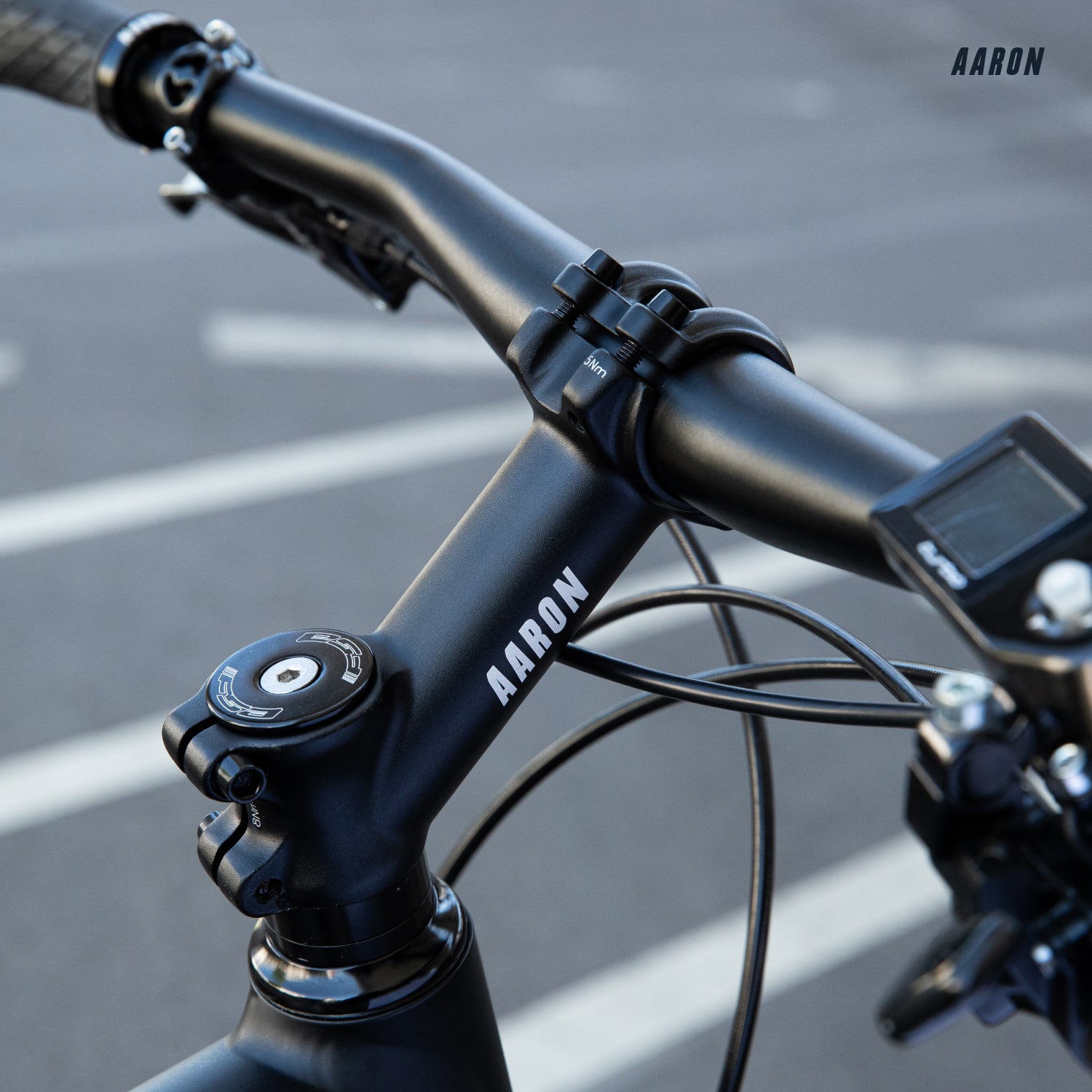 AARON Stem Fahrrad Lenkervorbau mit 35° Winkel