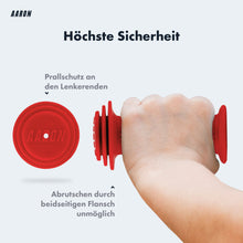 Laden Sie das Bild in den Galerie-Viewer, AARON KIDO Fahrradgriff für Kinder - Rot