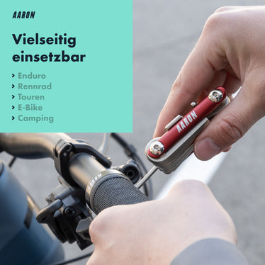 multitool rennrad AARON Tool 20 in 1 Multitool - Fahrrad Multifunktionswerkzeug