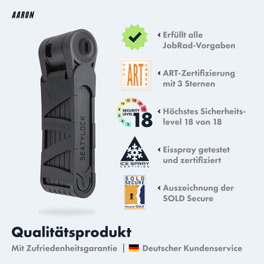 fahrradschloss ölen AARON Foldylock Premium Fahrradschloss