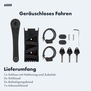 aaron premium fahrradschloss - sicheres faltschloss stufe 18 AARON Foldylock Premium Fahrradschloss
