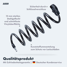 Laden Sie das Bild in den Galerie-Viewer, AARON Spin Fahrradschloss mit Schlüssel - 180 cm