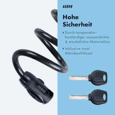 fahrradschloss handschelle E-Scooter Schloss mit 59,5 cm Stahlkette, Fahrradschloss für Roller & –  ROCKBROS-DE