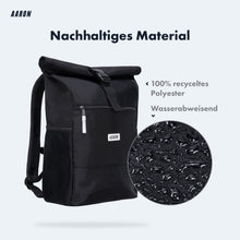 Laden Sie das Bild in den Galerie-Viewer, AARON Rolltop Rucksack für Damen und Herren