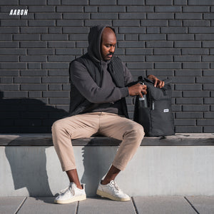 AARON Rolltop Rucksack für Damen und Herren