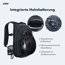 Laden Sie das Bild in den Galerie-Viewer, AARON 25L Fahrradrucksack - Wasserdicht mit Regenschutz