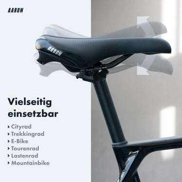 fahrrad sattelstütze 30 mm AARON Post Sattelstütze - 30,9 oder 31,6 mm - 350mm Länge