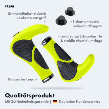 aaron horn fahrradgriffe AARON Horn Fahrradgriffe Gelb