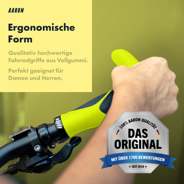 fahrradgriffe gelb AARON Horn Fahrradgriffe Gelb