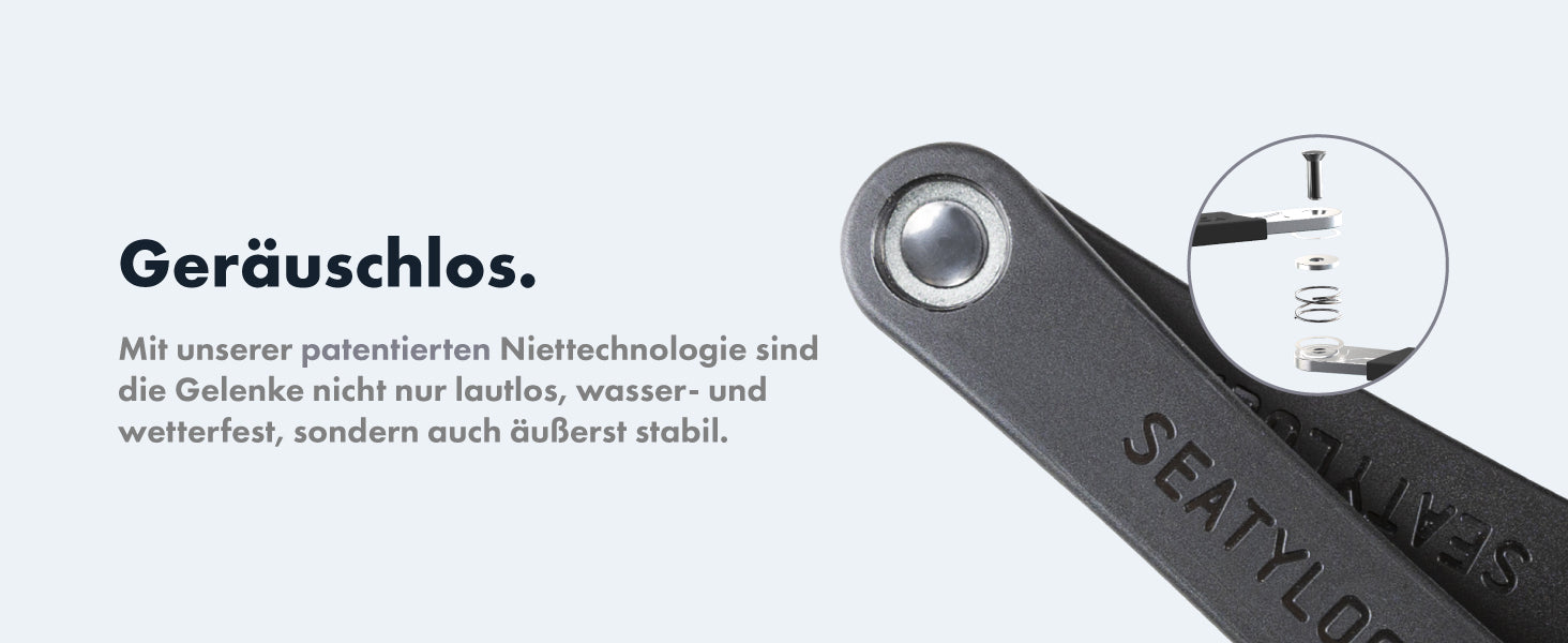 AARON Premium Faltschloss 90cm