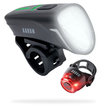 AARON LUX Pro Fahrradlicht Set - StVZO zugelassen