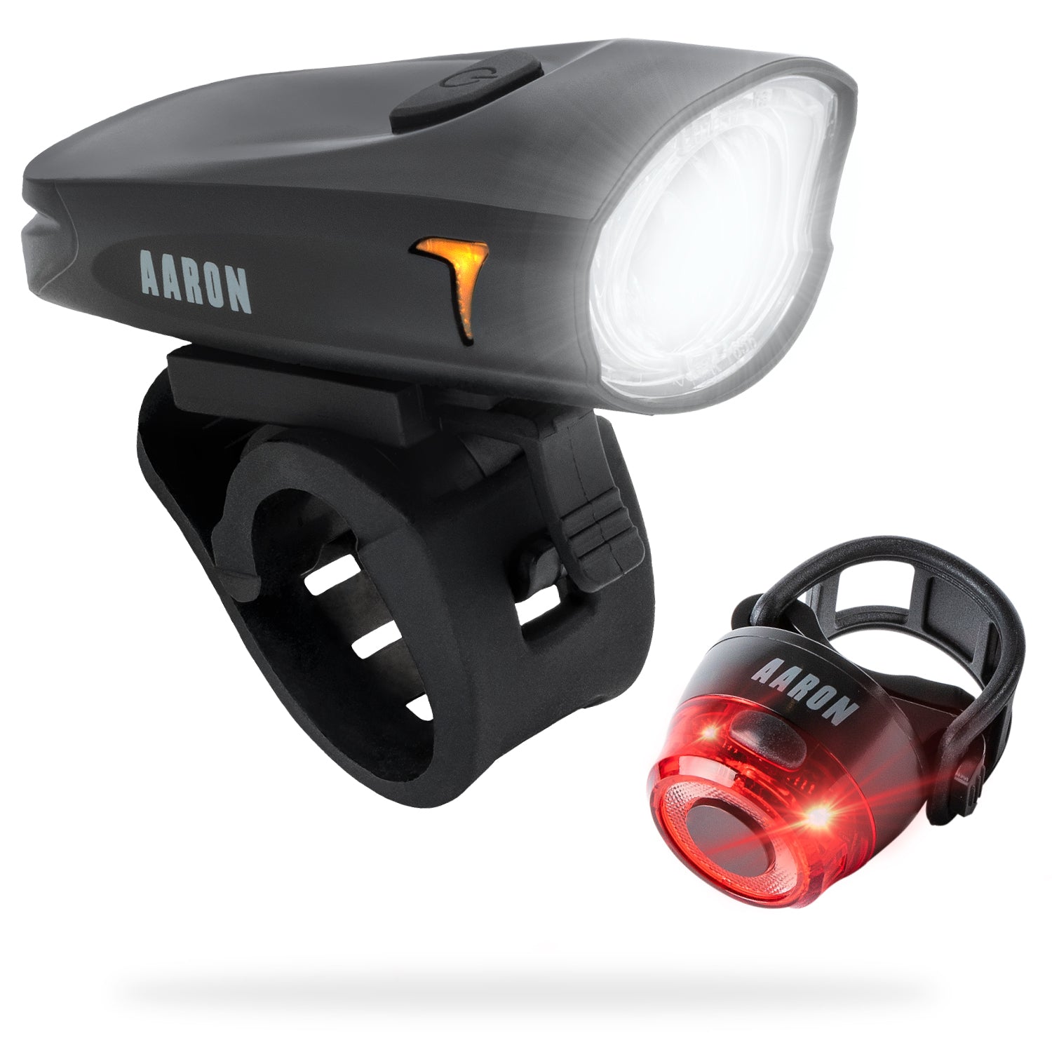 AARON LUX Fahrradlicht Set - StVZO zugelassen