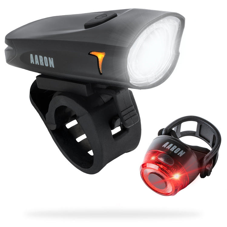 AARON LUX Fahrradlicht Set - StVZO zugelassen