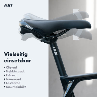 sattelstütze für e bike AARON Post Sattelstütze - 27,2, 30,9 oder 31,6 mm - 350mm Länge