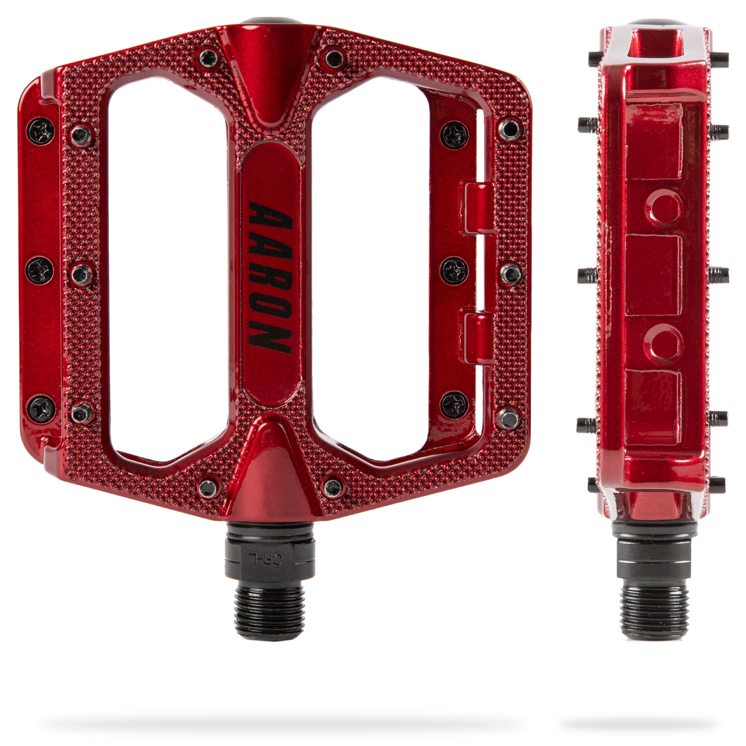 mtb pedale rot AARON Rock Pedale - Rot
