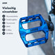 AARON Rock MTB Pedale - Blau mit vielseitigem Einsatz für Mountainbike, Trekking, BMX, E-Bike und Dirtbike