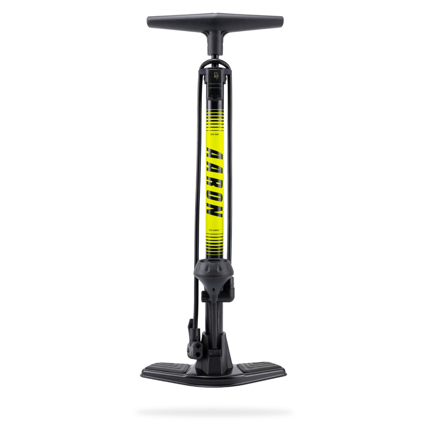 fahrradpumpe gelb AARON Sport One 2.0 Fahrradpumpe