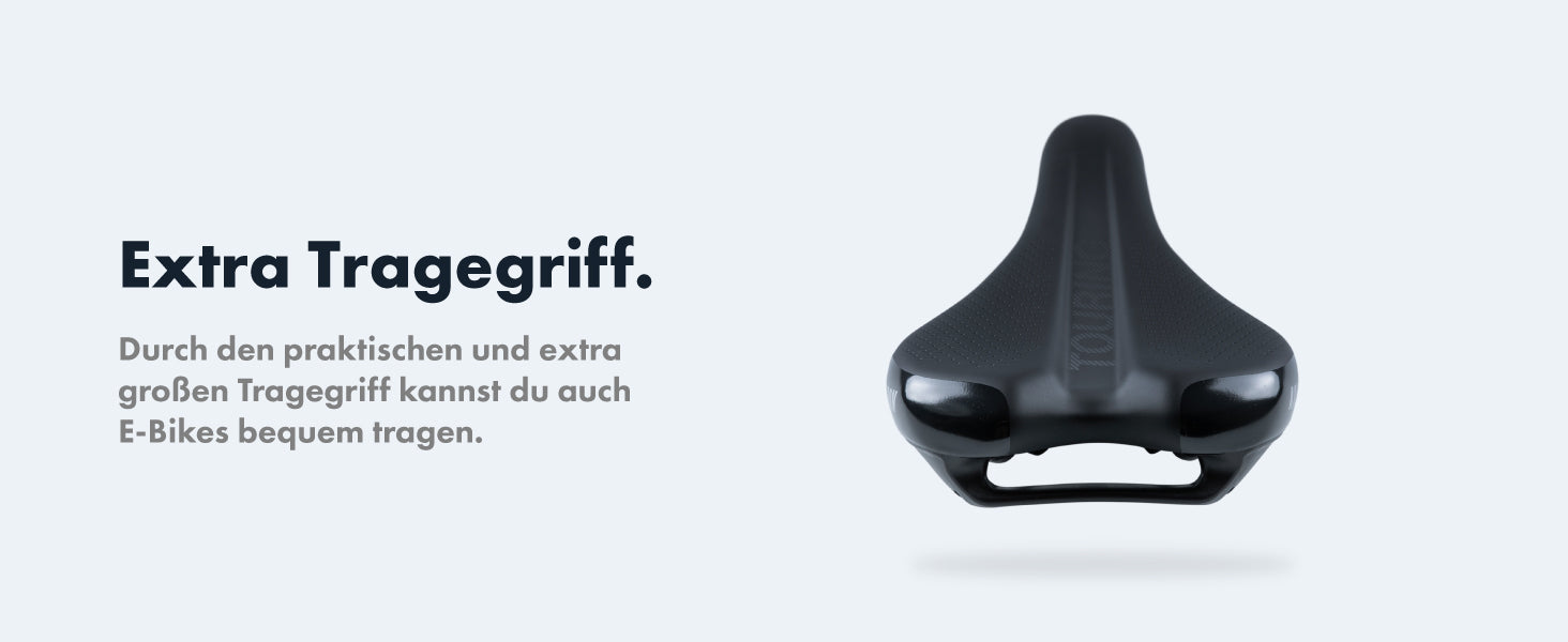 AARON Touring Fahrradsattel - Für MTB, City und Trekking