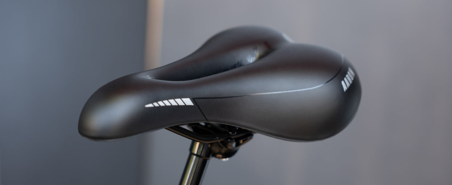 fahrradsattel polster decathlon AARON Trekking Fahrradsattel - Für MTB, City und Trekking