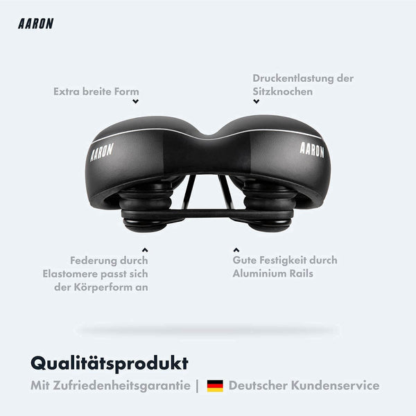 Vorteile des AARON Memory Fahrradsattel
