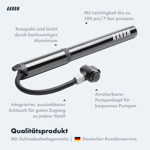 Vorteile der AARON Pocket One Mini Pumpe