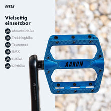 Laden Sie das Bild in den Galerie-Viewer, AARON Rock MTB Pedale - Blau