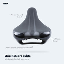 Laden Sie das Bild in den Galerie-Viewer, Vorteile des AARON Touring Fahrradsattel