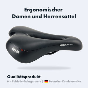 Ergonomischer Damen und Herrensattel
