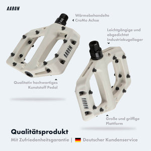Vorteile der AARON Dirt Fahrradpedale