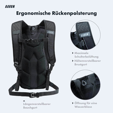 fahrradrucksäcke klein AARON 8L Fahrradrucksack
