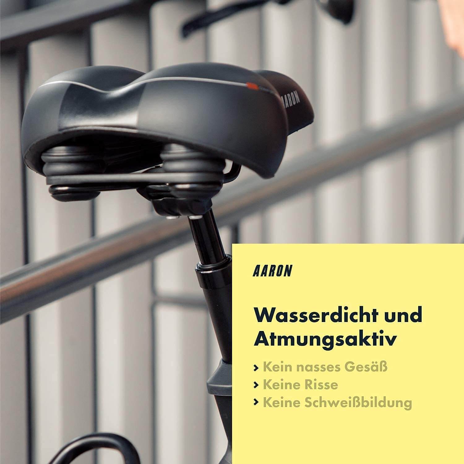 aaron memory fahrradsattel AARON Memory Fahrradsattel - Ergonomisch