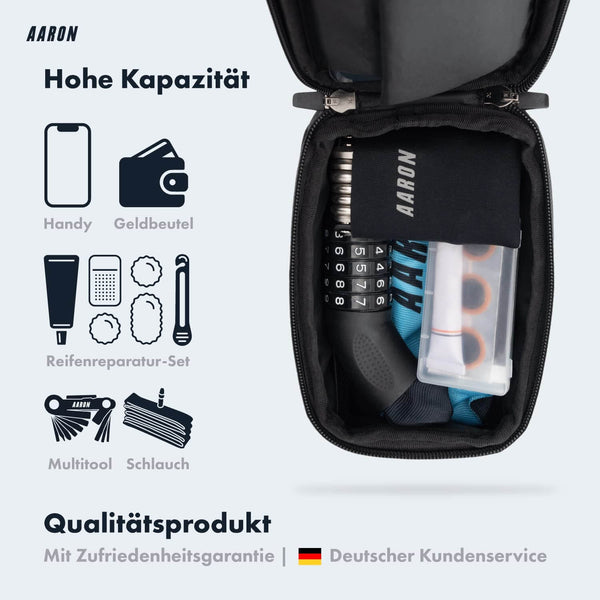 Die AARON Mobile Fahrradtasche bietet viel Platz