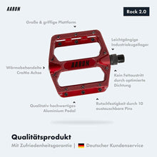 Laden Sie das Bild in den Galerie-Viewer, Vorteile der AARON Rock Fahrradpedale