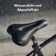 Laden Sie das Bild in den Galerie-Viewer, Der AARON Trekking Fahrradsattel ist Wasserabweisend