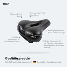 Laden Sie das Bild in den Galerie-Viewer, Vorteile des AARON Memory Fahrradsattel