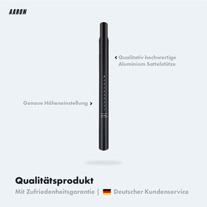 Vorteile der AARON Tube Sattelstütze